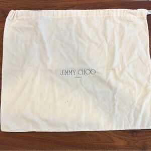 Jimmy Choo Dust Bag - XL - 23x19 - with Small Ink Stain
